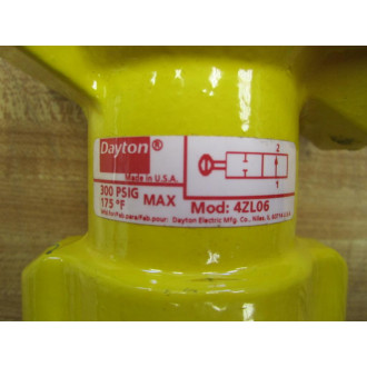 Dayton Electric 4ZL06 Speedaire Lockout Valve Yellow