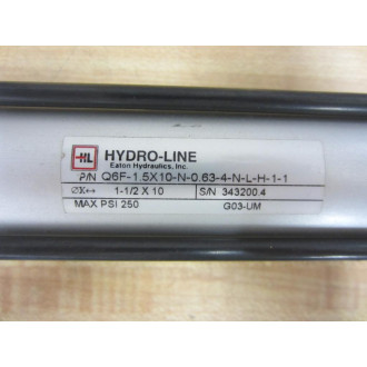 Hydro-Line Q6F-1.5X10-N-0.63-4-N-L-H-1-1 Cylinder Q6F1510N0634NLH11 - New No Box