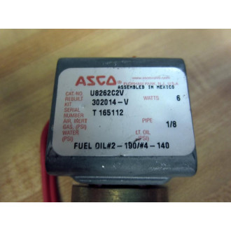 Asco U8262C2V Solenoid Valve Coil 302014-V - New No Box