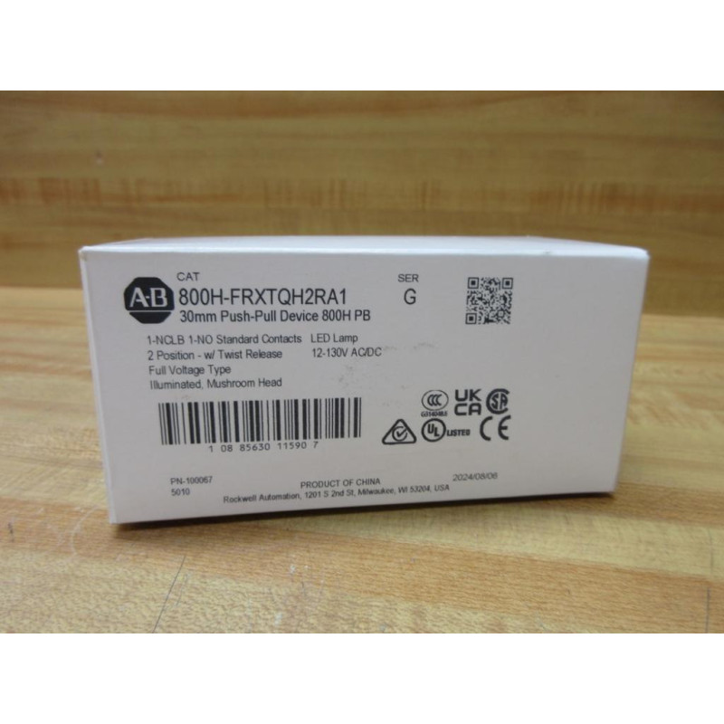 Allen Bradley 800H-FRXTQH2RA1 Illum. Push Button EMPTY BOX ONLY! Allen Bradley 800H-FRXTQH2RA1 Illum. Push Button EMPTY BOX ONLY!