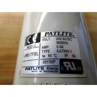 Patlite LME-TFBL LED Stack Tower Light LMETFBL - New No Box