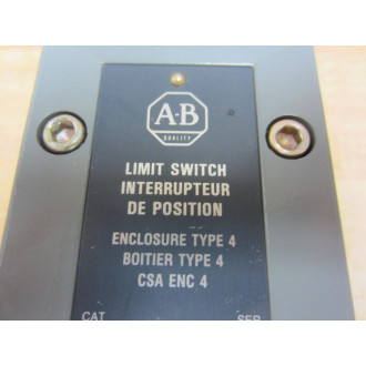 Allen Bradley 802X-A4 Limit Switch 802XA4 WO Operator HeadSeries C - New No Box