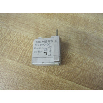 Siemens 3TX4490-0C Surge Suppressor Varistor 3TX44900C - Used