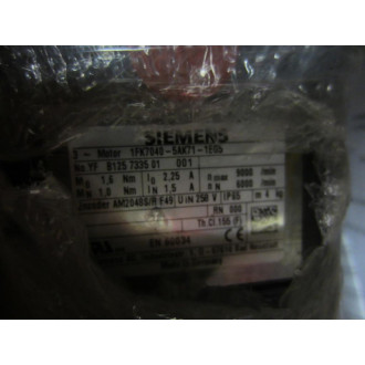 Siemens 1FK7040-5AK71-1EG5 Servomotor 1FK70405AK711EG5