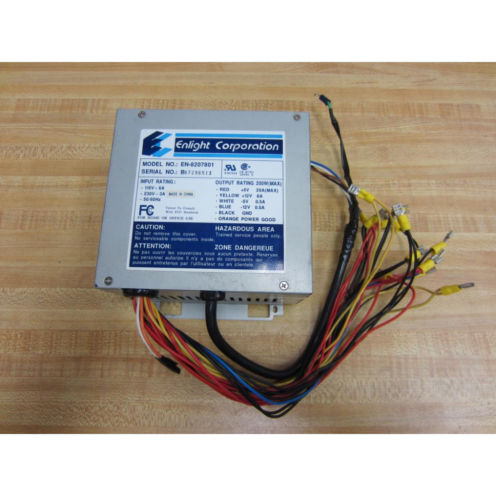 Enlight EN-8207801 Power Supply EN8207801 - Used