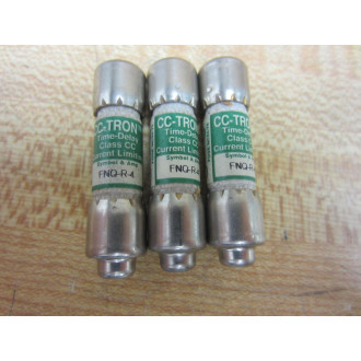 Buss FNQ-R-4 Bussmann Fuse Cross Ref 6F117 (Pack of 3) - New No Box