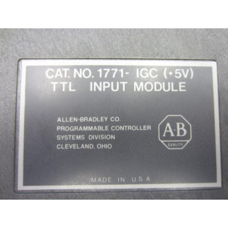 Allen Bradley 1771-IGC TTL Input Module 1771-IGC - Used