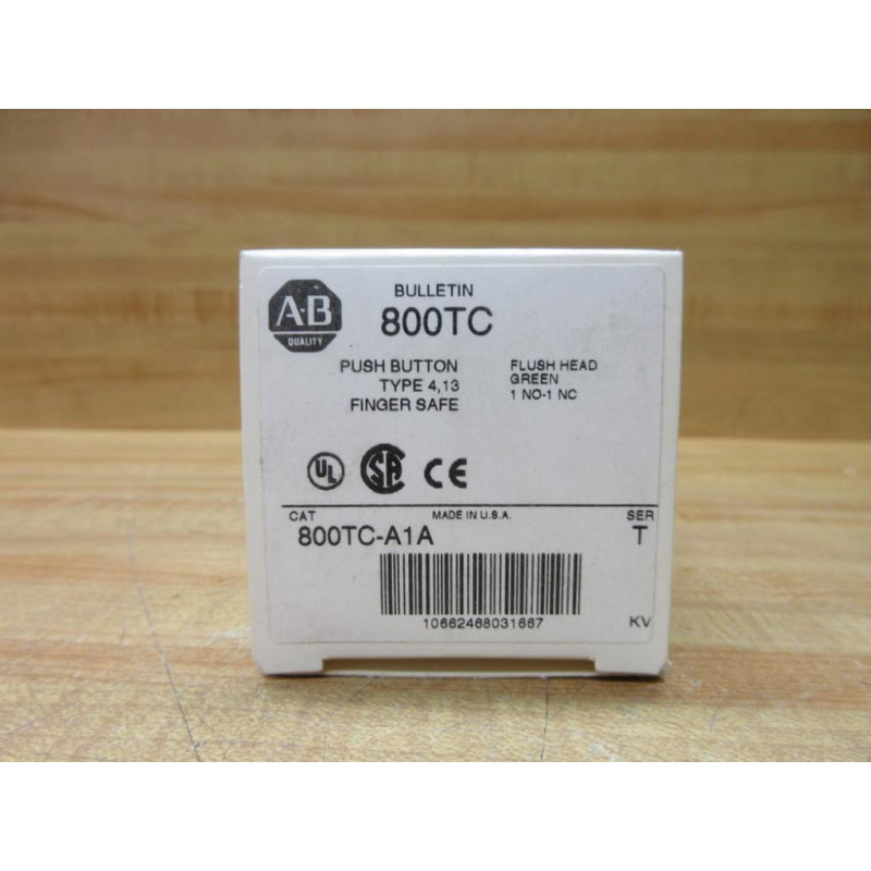 Allen Bradley 800TC-A1A Push Button Switch EMPTY BOX ONLY!