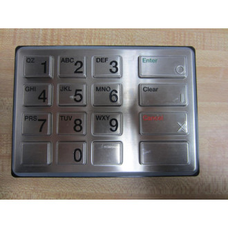 Sagem INT1316-4120 R1B Diebold Metal Keypad 49-200104-000B R01 - New No Box