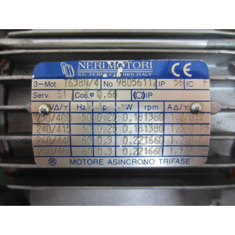 Neri T63BN4 Motor  98056112 - Used