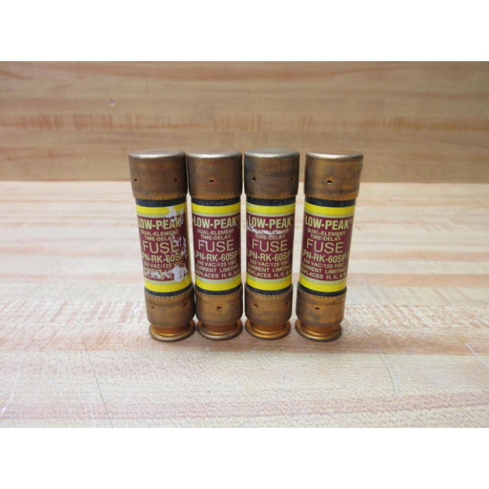 Buss LPN-RK-60SP Bussmann Fuse Cross Ref 4XF58 (Pack of 4) - New No Box