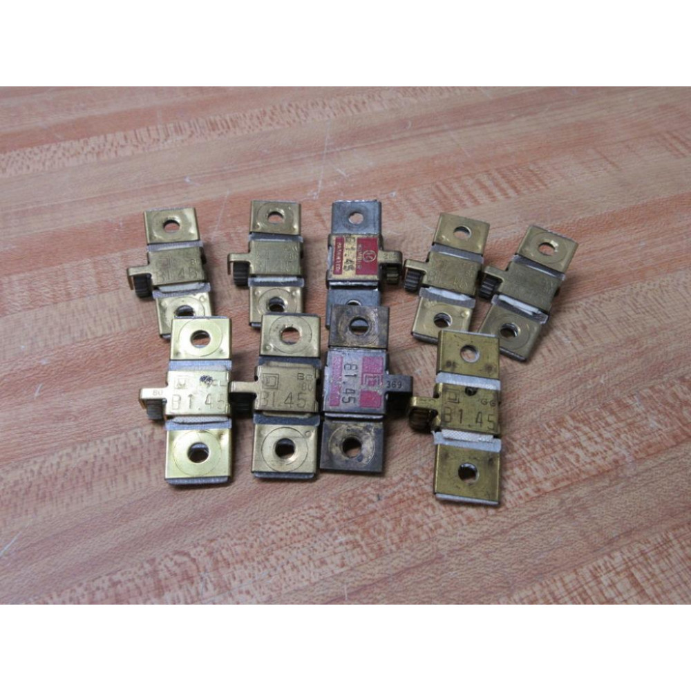 Square D B1.45 Overload Relay Heater Element  B145 (Pack of 9) - Used