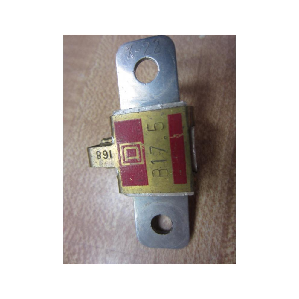 Square D B17.5 Overload Heater Element B175 Without Covers - Used