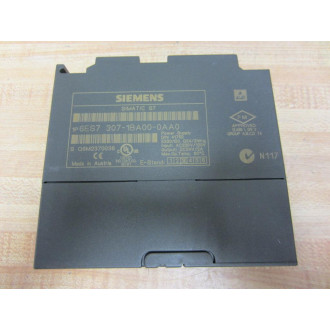 Siemens 6ES7 307-1BA00-0AA0 Power Supply Module Simatics S7 - Used