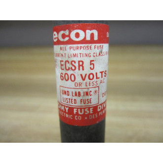 Economy Fuse ECSR-5 Econ Fuse ECSR5 (Pack of 3) - New No Box