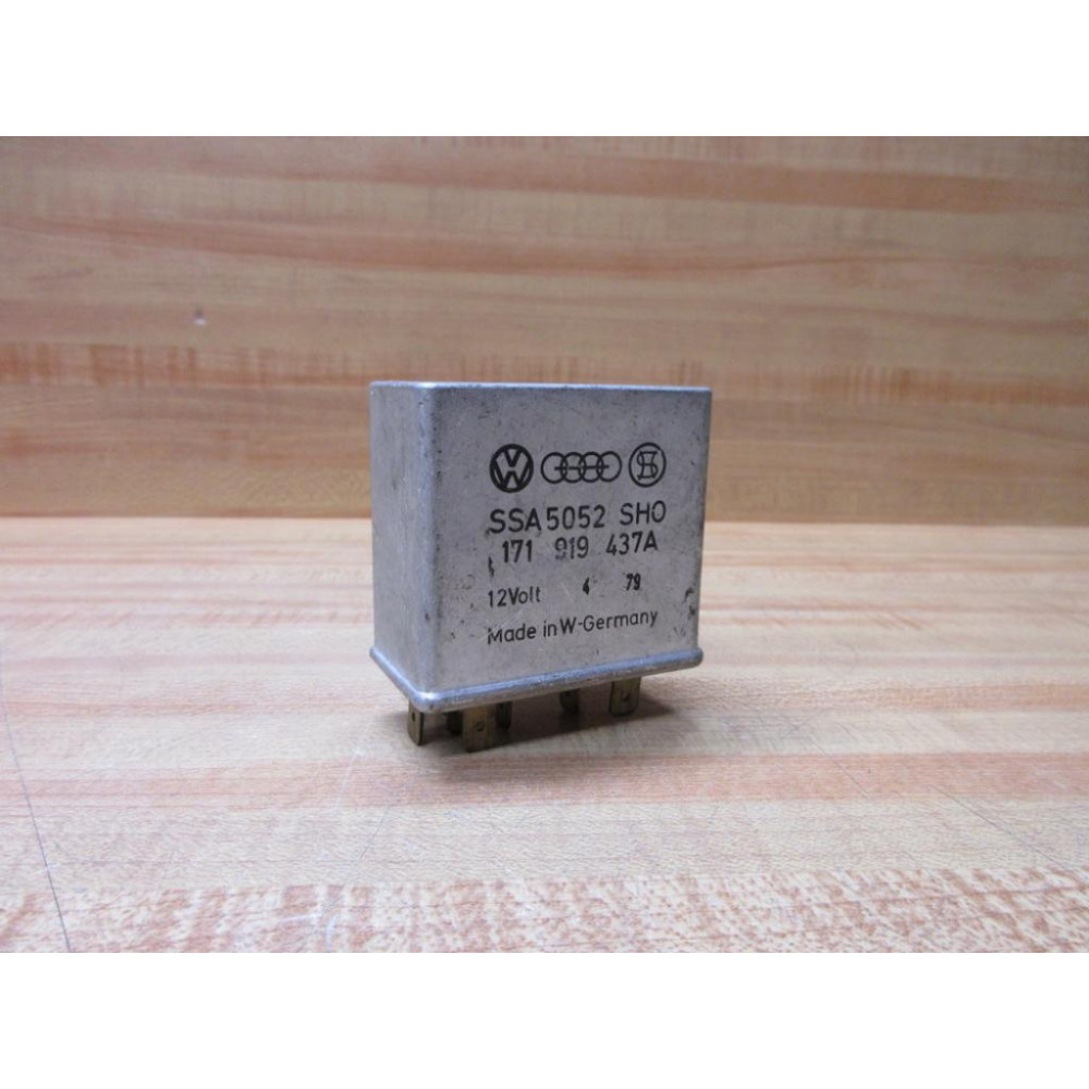 Audi 171-919-437A VW Relay 171919437A Silver Color - Used