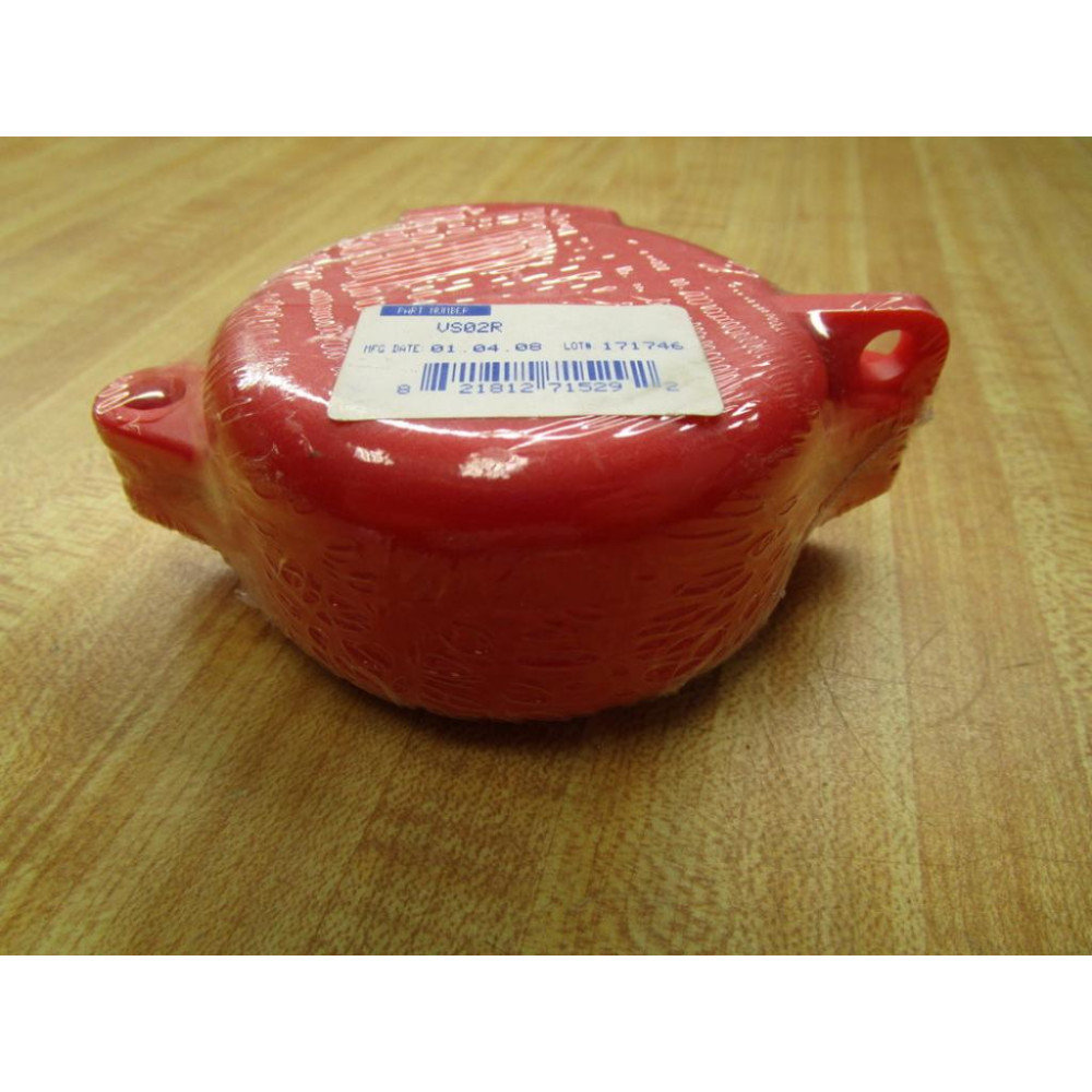 North Safety VS02R Red V-Safe Wheel Valve Lockout (Pack of 3)