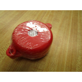 North Safety VS02R Red V-Safe Wheel Valve Lockout (Pack of 3)