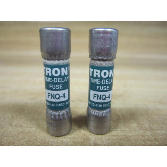 Buss FNQ-4 Bussmann Fuse Cross Ref 4XC54 Tested (Pack of 2) - New No Box