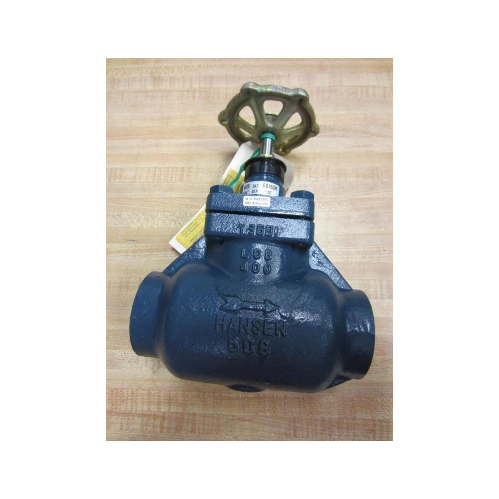 Hansen 508 Valve LCB 400 GS150H - New No Box