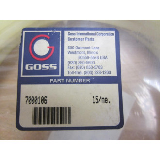 Goss 7000106 Natural Nylon Tubing 15 Meters PA0006015C
