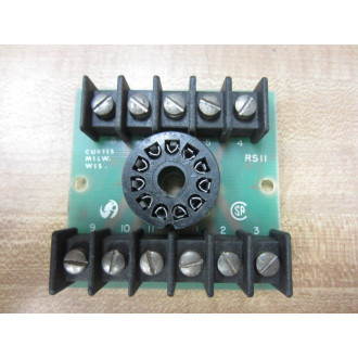 Curtis RS11 Relay Socket Rust On Screws (Pack of 4) - New No Box