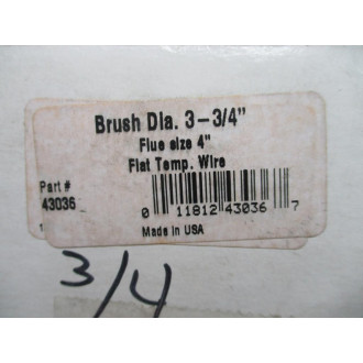 Schaefer Brush 43036 Flue Brush 3-34"
