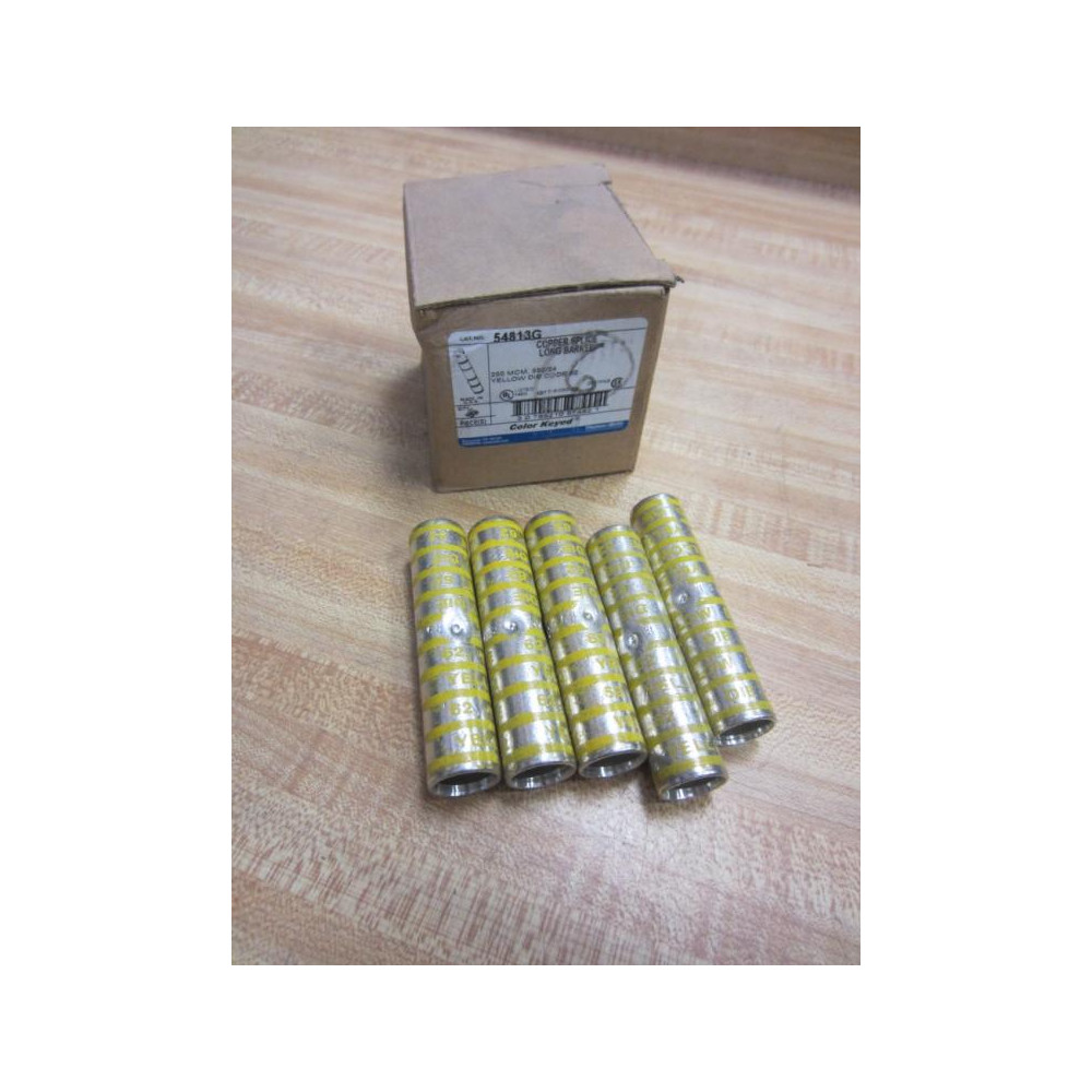 Thomas And Betts 54813G Copper Splice Long Barrell 62 (Pack of 5)