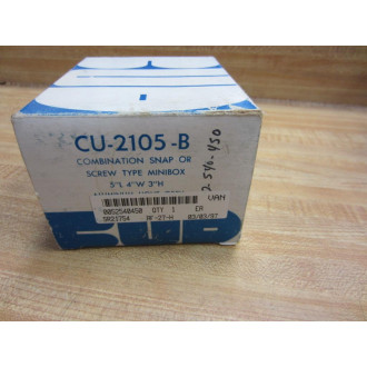 Bud CU-2105-B Combination Snap Mini Box