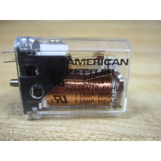 American Zettler AZ420-V70-4WHUS Relay AZ420V704WHUS - New No Box
