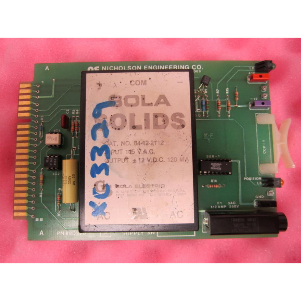 Nicholson 880320 Power Supply + Board - Used