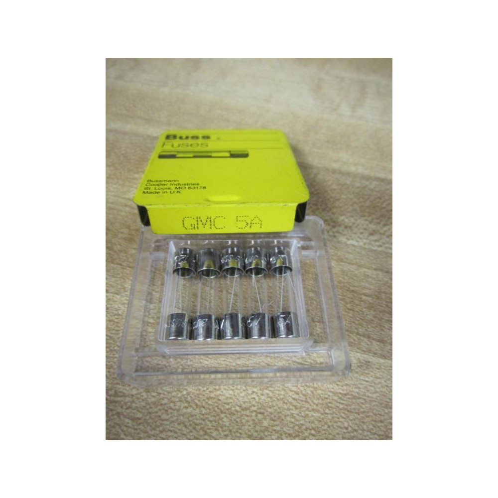 Bussmann GMC-5A Buss Fuse 5A 125V GMC5A (Pack of 5)