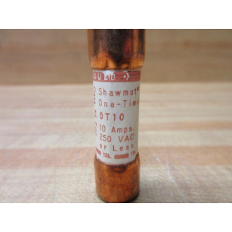 Gould Shawmut Ferraz OT10 Fuse Cross Ref 4XF89 0T10 (Pack of 10) - New No Box
