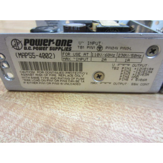 Power One MAP55-4002 Power Supply MAP554002 - Used