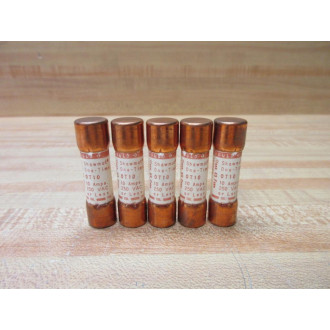 Gould Shawmut Ferraz OT10 Fuse Cross Ref 4XF89 0T10 (Pack of 10) - New No Box