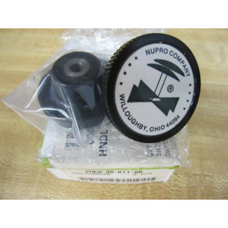 Nupro PHEN-4B-K11-GR Valve Knob PHEN4BK11GR (Pack of 2)
