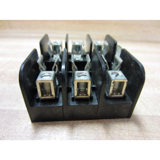 Gould 30353 Fuse Block 3 Pole 30 Amp Type A Aisle - Used