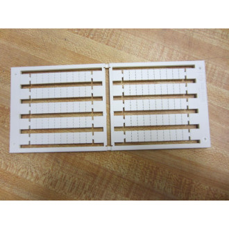 Allen Bradley 1492-SMN81 Snap-In Marker Card 1492SMN81 (Pack of 4) - New No Box