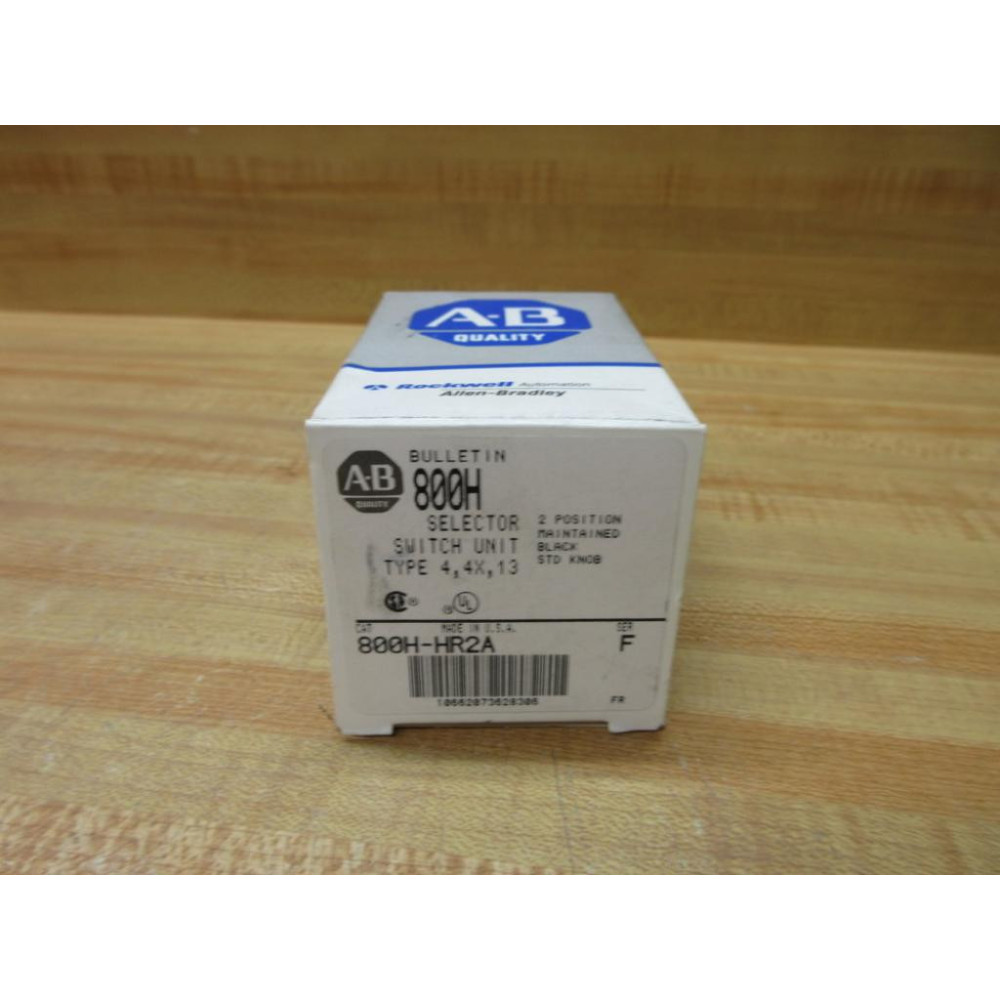 Allen Bradley 800H-HR2A Selector Switch 800HHR2A EMPTY BOX ONLY!