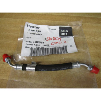 Hyster 0191895 Hose Assembly HY-0191895