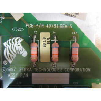 Zebra Technologies 49781 Power Supply Board Rev 5 - Used