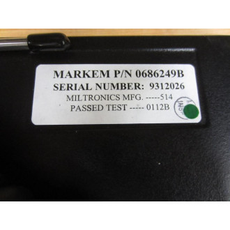 Markem 0686249B Touch Dry Jet Keyboard