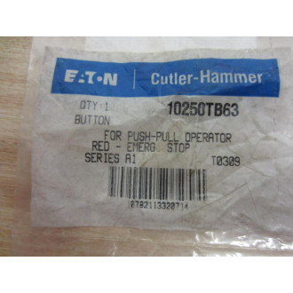 Cutler Hammer 10250TB63 Pushbutton Red