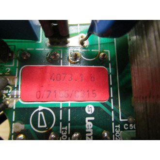 Lenze 33 40731-13 001 Circuit Board 4073 - Used