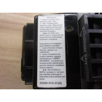 Allen Bradley 609U-AOXD Manual Switch Starter - Used