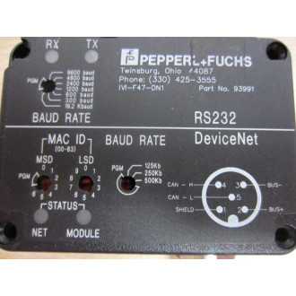 Pepperl + Fuchs 93991 Plug In Timer IVI-F47-DN1 - Parts Only