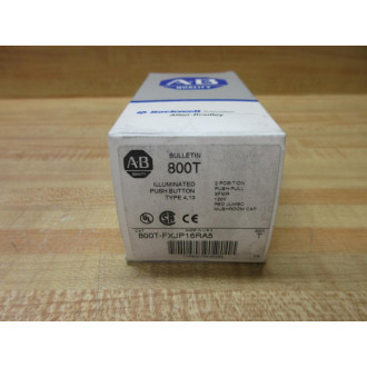 Allen Bradley 800T-FXJP16RA5 Illum. Push Button EMPTY BOX ONLY!