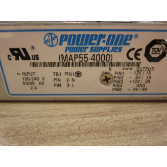 Power-One MAP55-4000 D.C. Power Supply MAP554000 , - Used