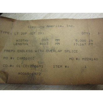 Siegling America LT 20P Belt 0064-6972