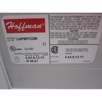 Hoffman Q4PBPCDM QLINE D4 PB MINI. 15149 - New No Box